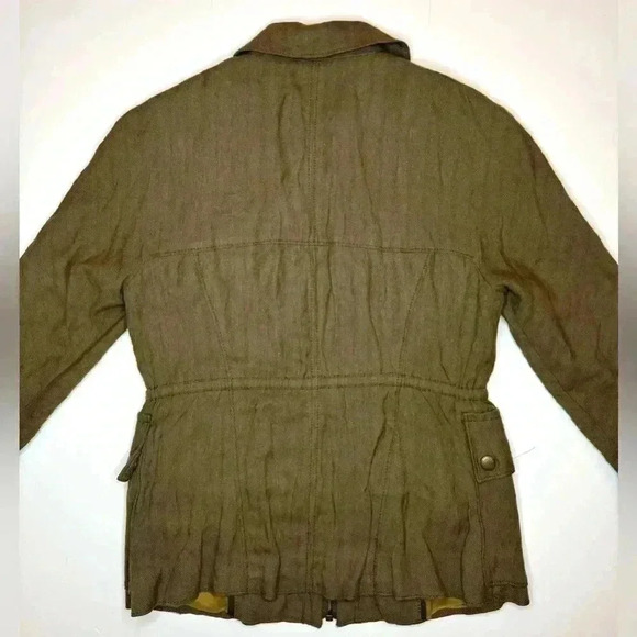 J. CREW Womens Flight Jacket Olive Green Anorak Utility Jacket, Size 2 - Picture 10 of 10